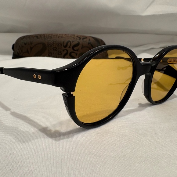 NEW! DITA SIGLO DTS113-01-BLK-GLD; Black/White Gold Amber Lens; 100% Authentic main image 5